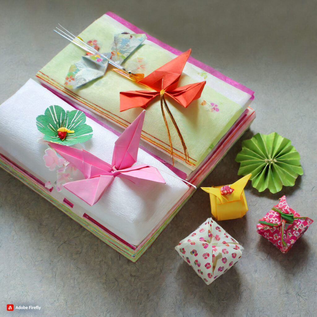 お子様向けの折り紙の手作りプレゼント